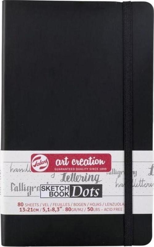 Art Creation Sketchbook Dots Noktalı Eskiz Defteri Yumuşak Kapak 80 gr 13x21 cm 80 yp