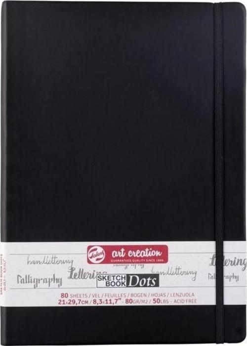 Art Creation Sketchbook Dots Noktalı Eskiz Defteri Yumuşak Kapak 80 gr 21x29,7 cm 80 yp