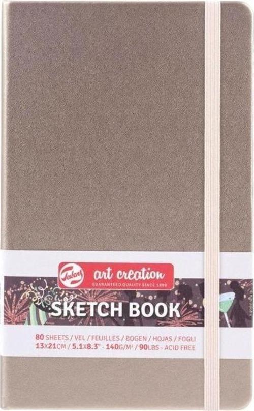 Art Creation Sketchbook Sert Kapak Eskiz Defteri 140 gr 13x21 cm 80 yp CHAMPAGNE