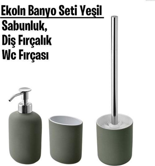 Ekoln Banyo Seti Yeşil