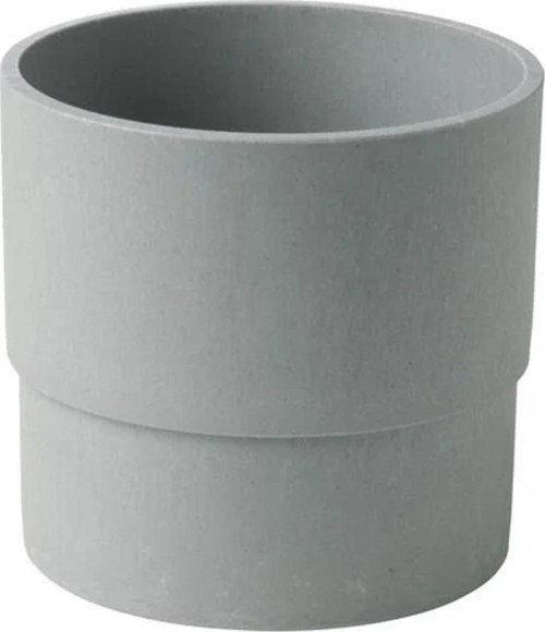 Sumuhome Nypon Dekoratif Plastik Saksı Gri 12 Cm