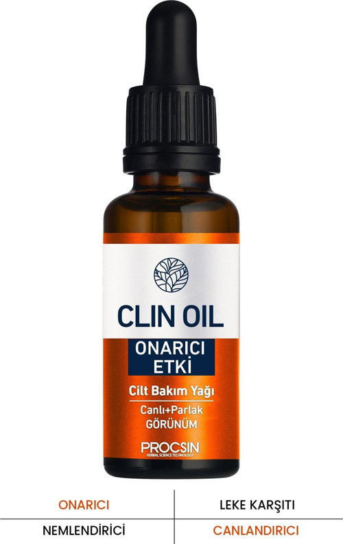 Leke Karşıtı Ve Onarıcı Clin Oil Çok Amaçlı Bakım Yağı 20 Ml