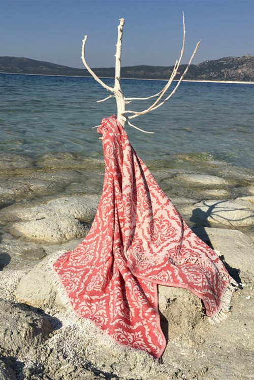 Barok Peştemal - Kırmızı