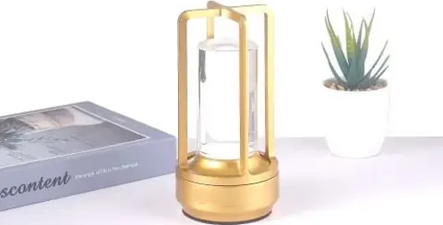 Gold Şarjlı Masa Lambası - Dekoratif Aydınlatma