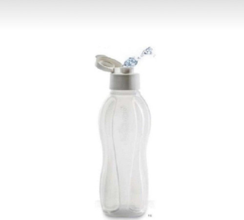 Eco Şişe 1 Litre Beyaz Pratik Kapaklı