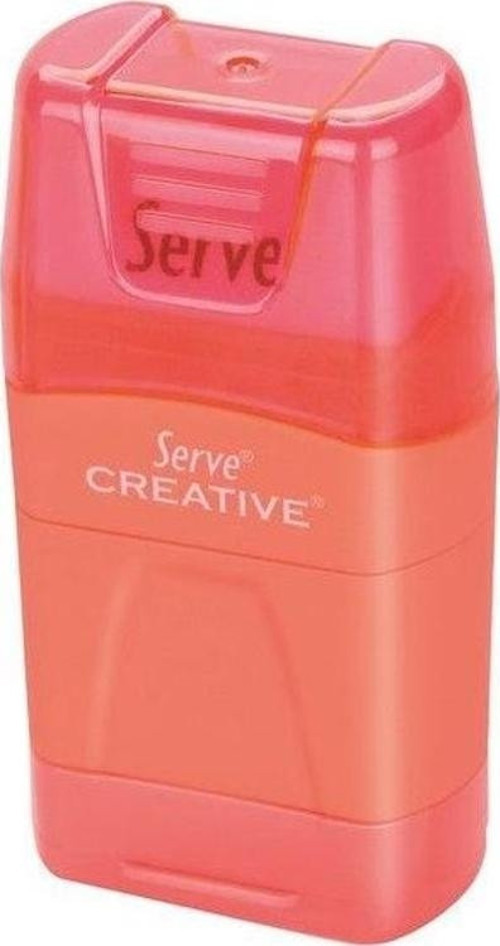 Creative Silgili Kalemtraş FOSFORLU KIRMIZI