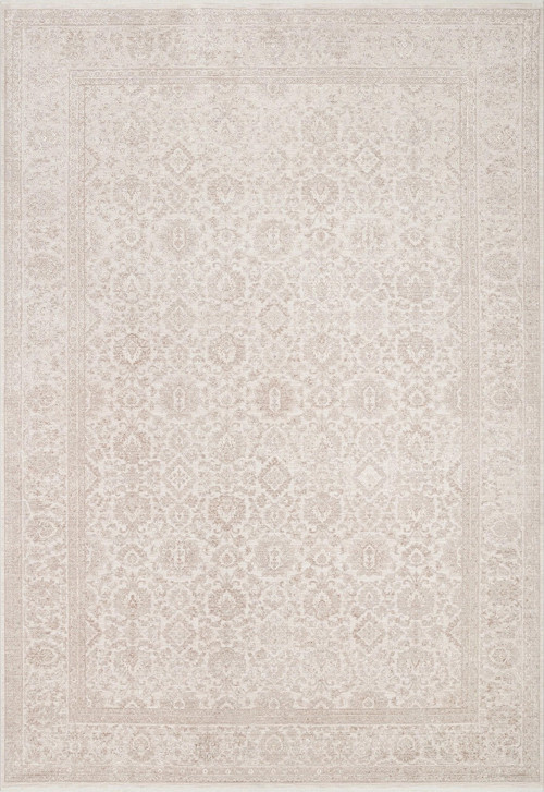 Mahal Mood 03 Cream Beige Polyester Akrilik Klasik Desenli Premium Salon Halısı