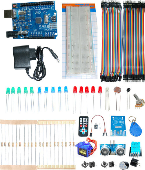 Arduino Proje Geliştirme Seti 56 Parça | İleri Seviye | Türkçe Proje Kitabı + Örnek Kod | STEM