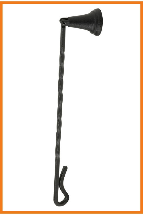 Körsbarstrad Mum Söndürme Aleti 33 Cm Siyah