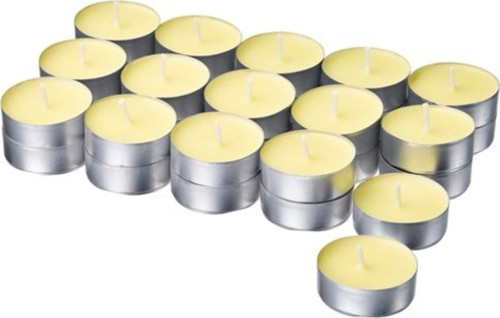 Lotsfagel Kokulu Tealight Mum, Sarı Renk , 3.5 Saat , Limon , Turunç Çiçeği