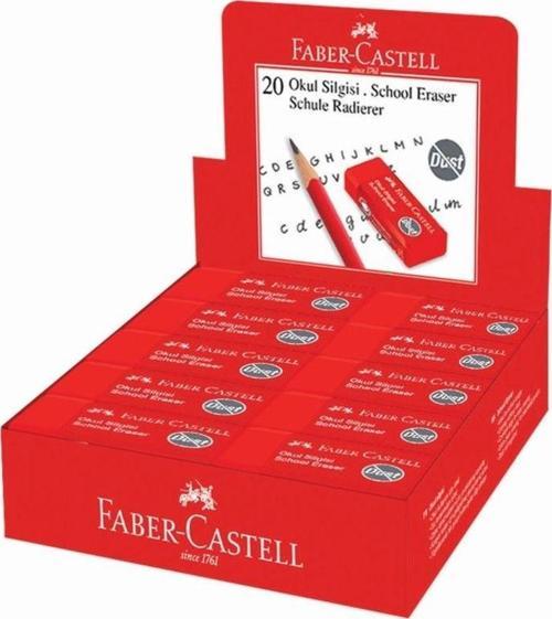 Faber-Castell Okul Silgisi Büyük Boy 20'li Kutu