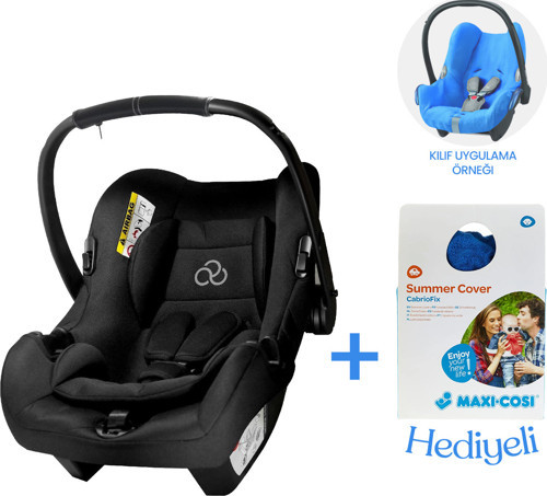 Bebek Oto Koltuğu Black Grup 0+ | Maxi-CabrioFix Yazlık Havlu Kılıf Hediye