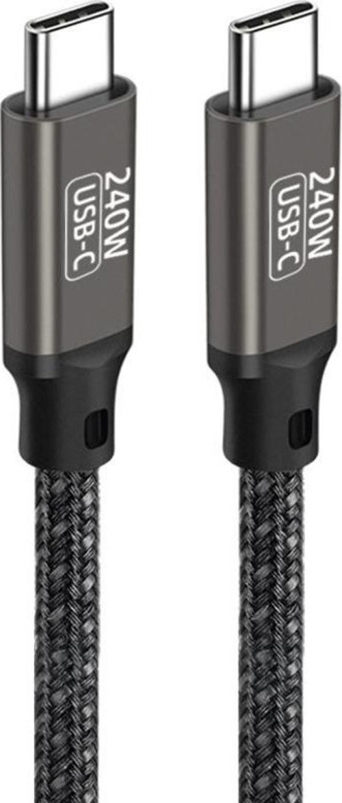 QG02 Type-C to Type-C PD3.1 Data Kablosu 240W 480Mbps 0.5 Metre
