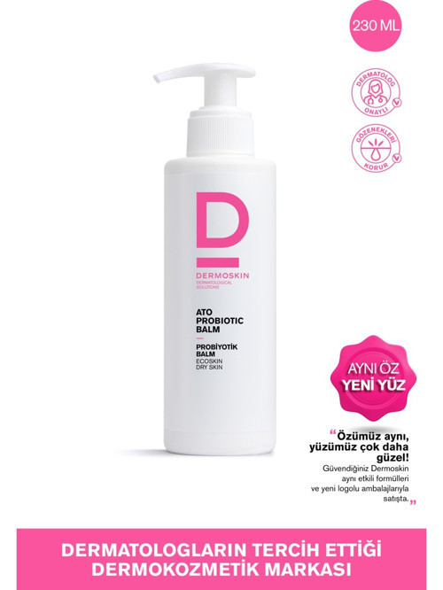 Ato Probiyotik Balm | Kuru Ciltler İçin Vücut Nemlendirici Krem | Cilt Bakımı | 230 ml
