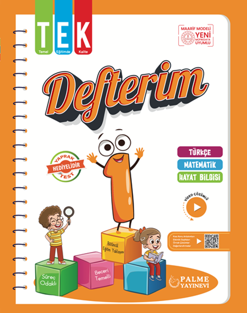 Palme Yayınevi Hazırlık 1. Sınıf Tek Defterim