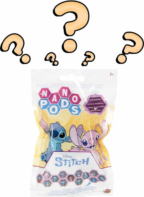 Oyuncak Stitch Figür Disney Nano Pods Sürpriz Figür Paketi 24D.