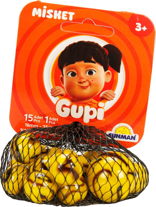 Oyuncak Misket Gupi 15+1 Fileli (Gup) 25D.