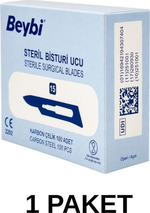 Bistüri Ucu 15 Numara 100 Adet