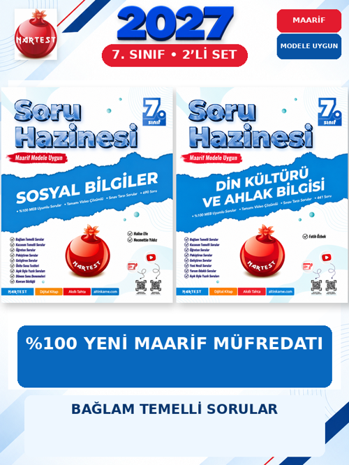 Soru Hazinesi 2027 7.Sınıf Sosyal-Din %100 Maarif Model Bağlam Temelli Soru Hazinesi Seti