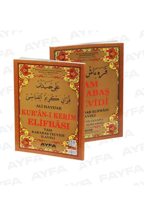 Tam Karabaş Tecvidi Ali Haydar Elifbası - Ayfa