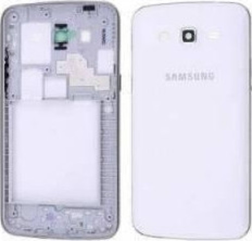 Samsung Galaxy Core Duos Kasa Arka Pil Kapağı i8262 Beyaz