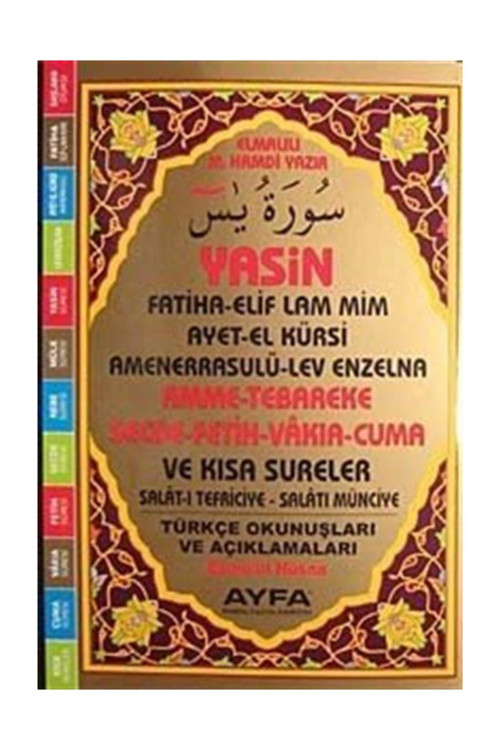 Yasin Amme-Tebareke Secde-Fetih-Vakıa-Cuma Türkçe Okunuşları Ve Açıklamaları (Orta Boy Kod:090)