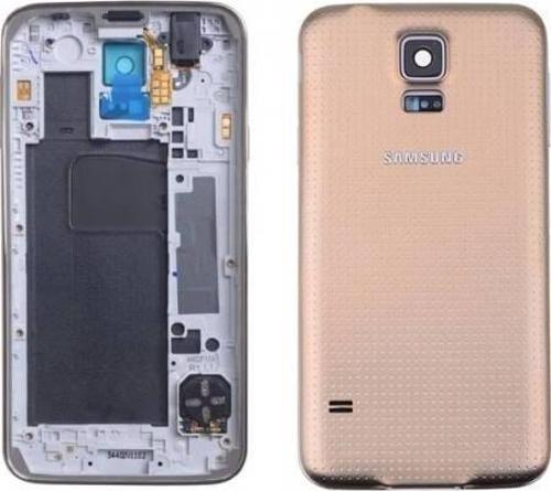 Samsung Galaxy S5 Kasa Kapak Gold