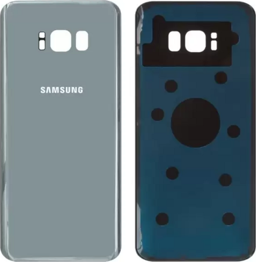 Samsung Galaxy S8 Plus SM-G955 Arka Kapak Pil Kapağı Gümüş