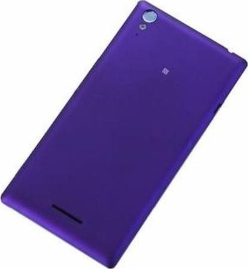 Sony Xperia T3 Arka Kapak Pil Batarya Kapağı Mor