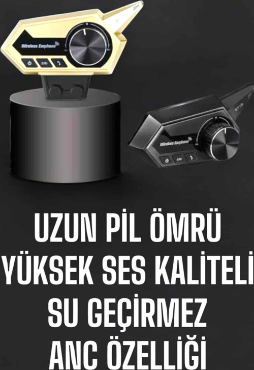 uygun Intercom Kask Kulaklığı ANC Özelliği Yüksek Ses Kaliteli Bluetooth Kulaklık popüler