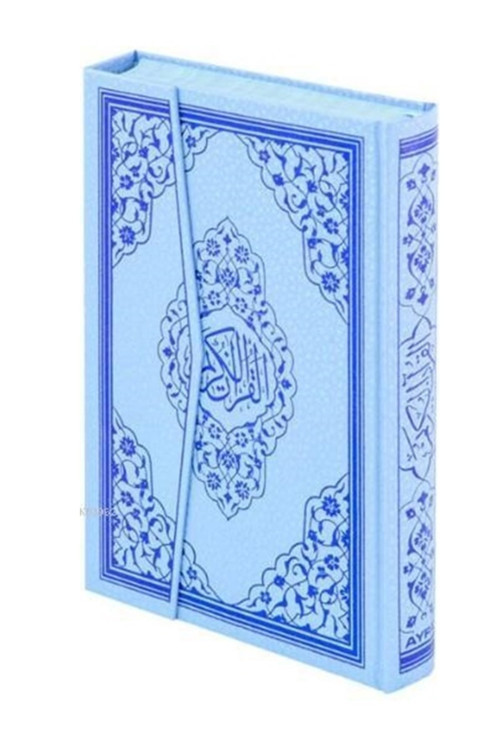 Kur'An-I Kerim (Ayfa-123M, Orta Boy, Gül Desenli, Mavi, Ciltli)