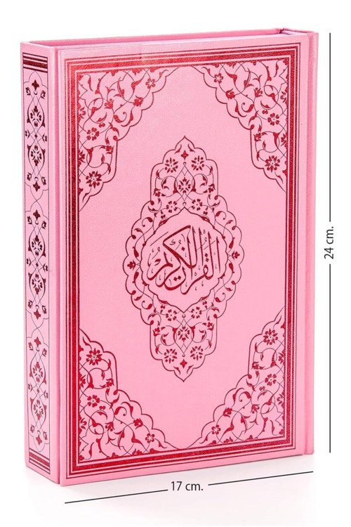Kuran'I Kerim Bilgisayar Hatlı Orta Boy Pembe Renk