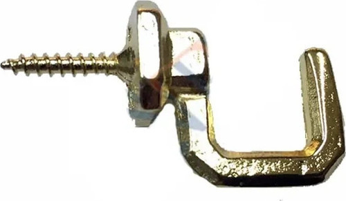 Vidalı Kanca, Askı Büyük - 15x23mm, Sarı - 100 Adet