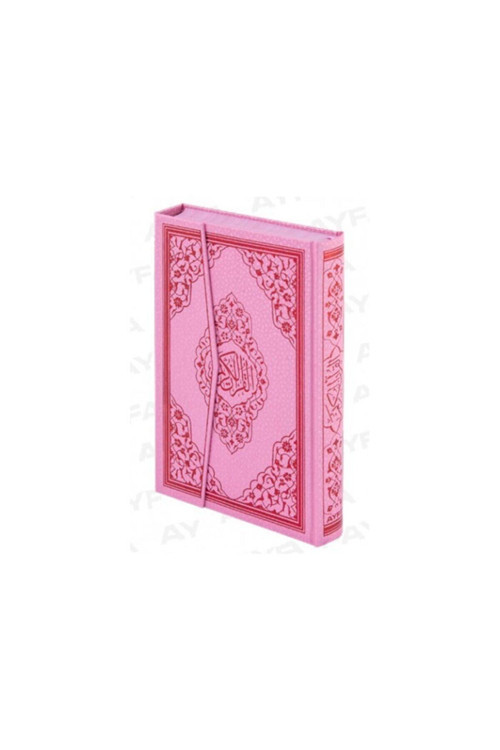 Kuran I Kerim Arapça Orta Boy (17*24 Ebat) Pembe Renk...