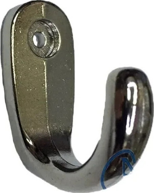 Büyük Tekli Fincan Askı, Dekor Askısı - Nikel, 12x23x30 Mm