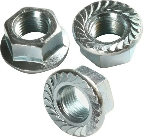 Altıköşe Flanşlı Somun M6 - 10 Adet