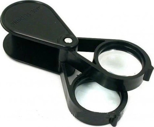 20x30 2k30mm Çıft Optik Lens Katlanan Cep Büyüteç.
