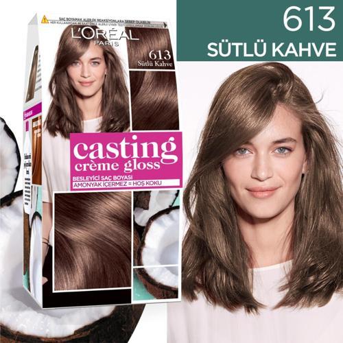 Casting Crème Gloss Saç Boyası - 613 Sütlü Kahve