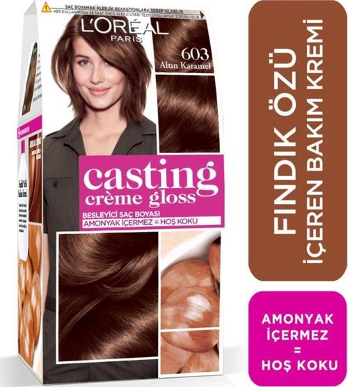 Casting Crème Gloss Saç Boyası - 603 Altın Karamel