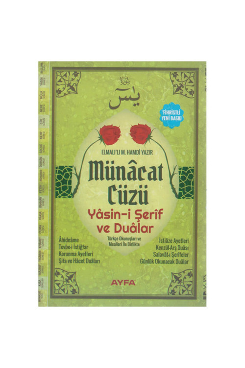 / Kod:167 Orta Boy Münacaat Cüzü