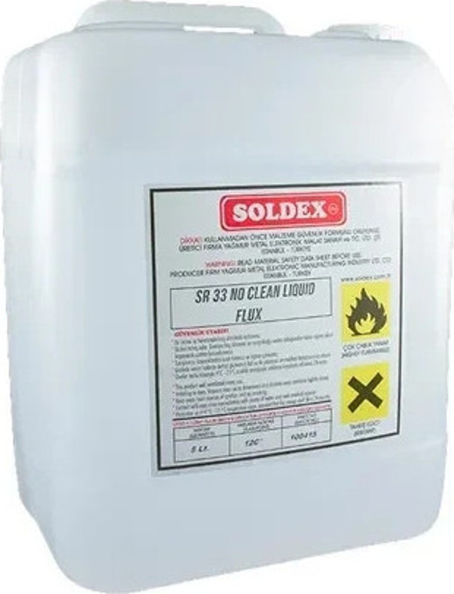 No Clean Flux 5 Lt Sr33 - Temizleme Gerektirmeyen Lehim Suları