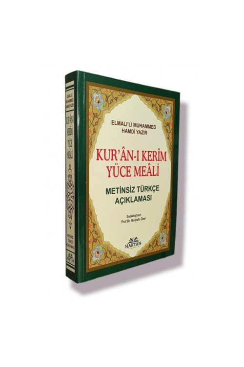 Haktan Yayınları Orta Boy Metinsiz Arapçasız Yüce Meal