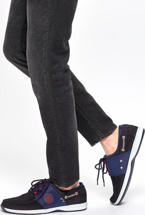 220100 Hakiki Nubuk Deri Erkek Marin Ayakkabı Rahat Ayakkabı