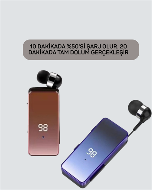 uygun LED Ekranlı, Ses Kontrol Düğmeli Kulaklık – Şarj Durumunu ve Ses Seviyesini Anında Yö