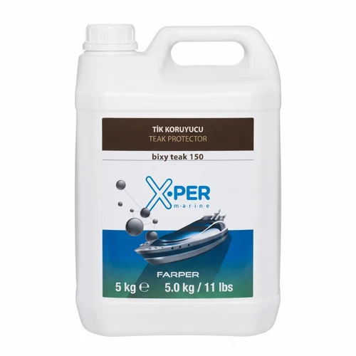 Marine - Tik Koruyucu Bixy Teak Protector 150 (5 L): Altın Tonlarını Koruyan, Yağ ve Leke İtici Profesyonel Kalkan