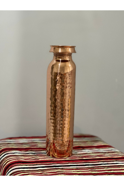 Uzunoğlu bakır bakır su matarası 600ml