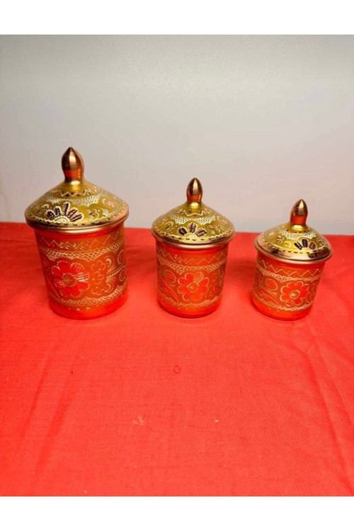 3lü Bakır Baharatlık