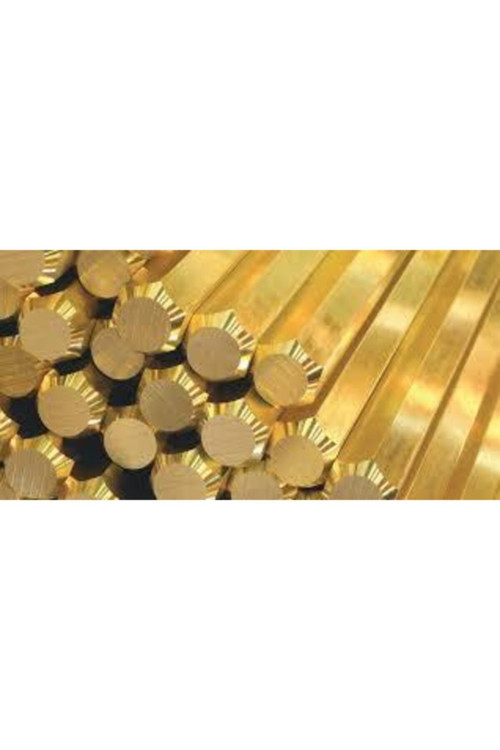 Pirinç Çubuk Altıköşe 6 Mm 1 Mt