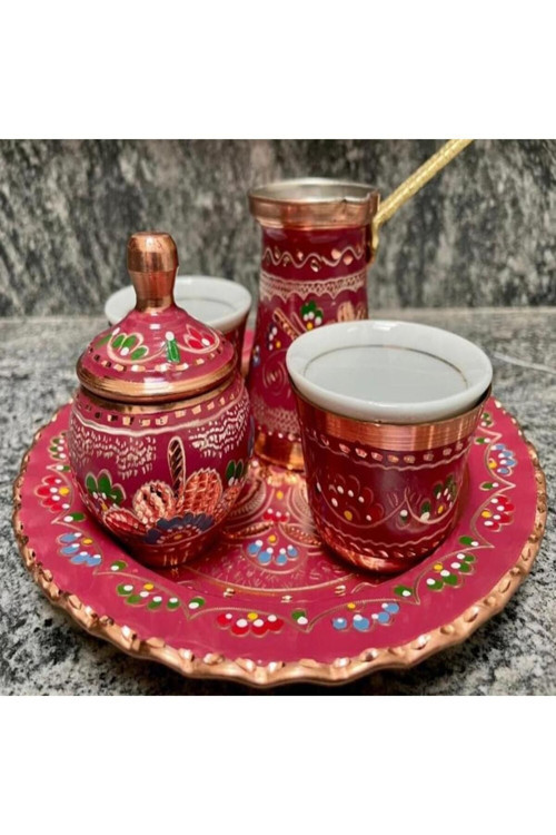 2li Bakır Fincan Takımı