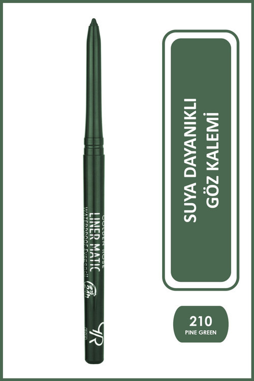Liner Matic Waterproof Eyepencil - Suya Dayanıklı Göz Kalemi No:210 Pine Green